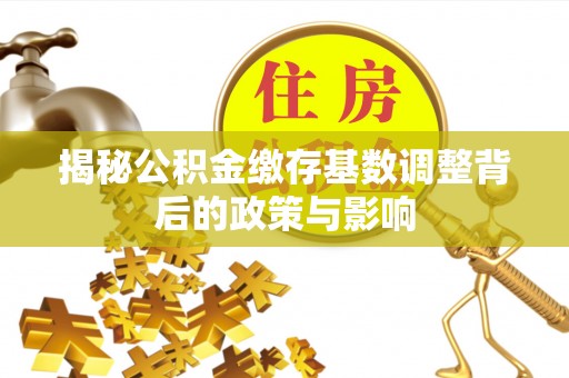 灯塔揭秘公积金缴存基数调整背后的政策与影响